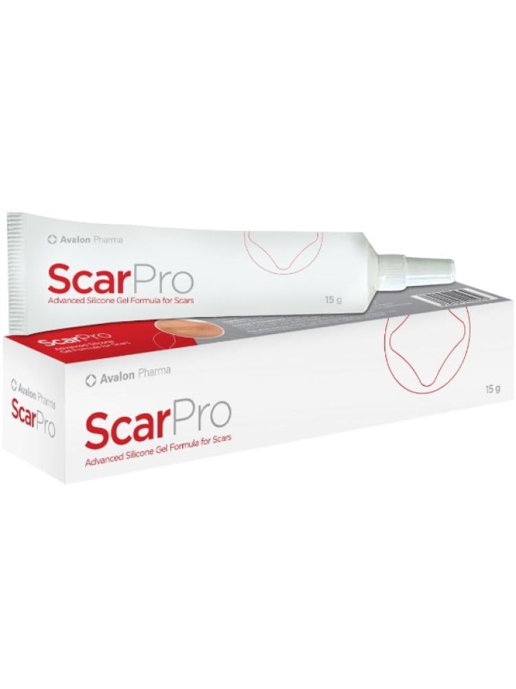 ScarPro Gel Scar Treatment Silicone Vitamin E Avalon 15g