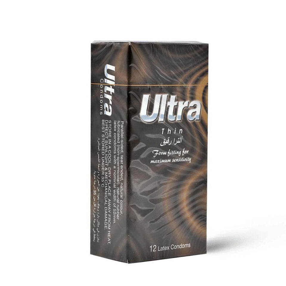 Ultra Condoms Fruit Flavored Latex Protection Variety Pack 12 pcs
