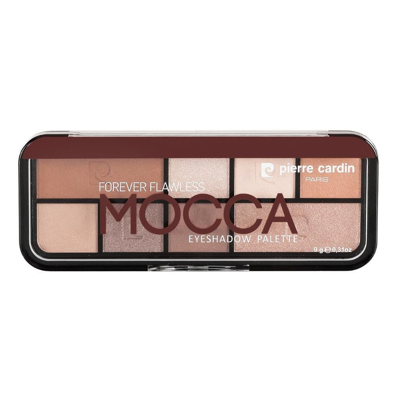 Eyeshadow Palette Mocha Warm Tones Buildable Blendable Pierre Cardin