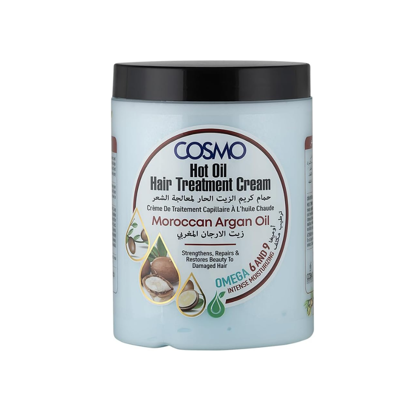 Cosmo Moroccan Argan Oil Hair Treatment Cream, Hydrating, 1000ml