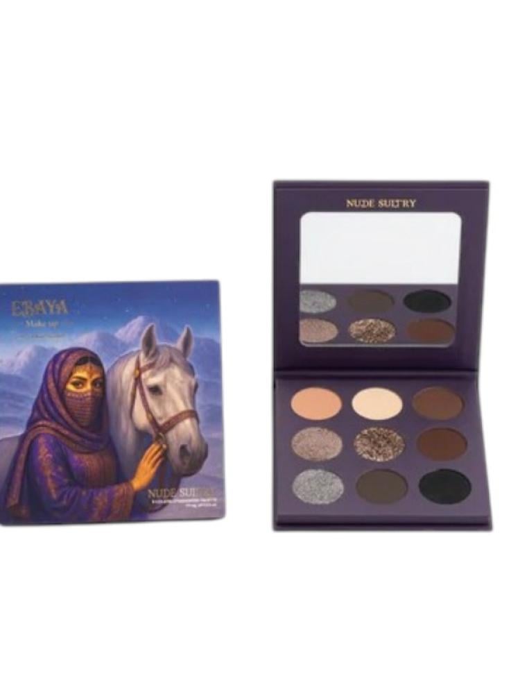 Nude Eyeshadow Palette 9 Colors Matte Shimmer Ebaya Makeup 10.8g
