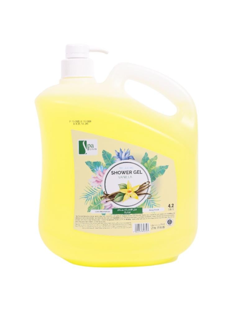Spa System Vanilla Shower Gel - 4.2L