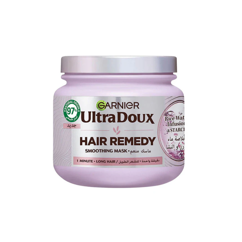 Rice Water Starch Moisturizing Hair Mask Garnier 340ml