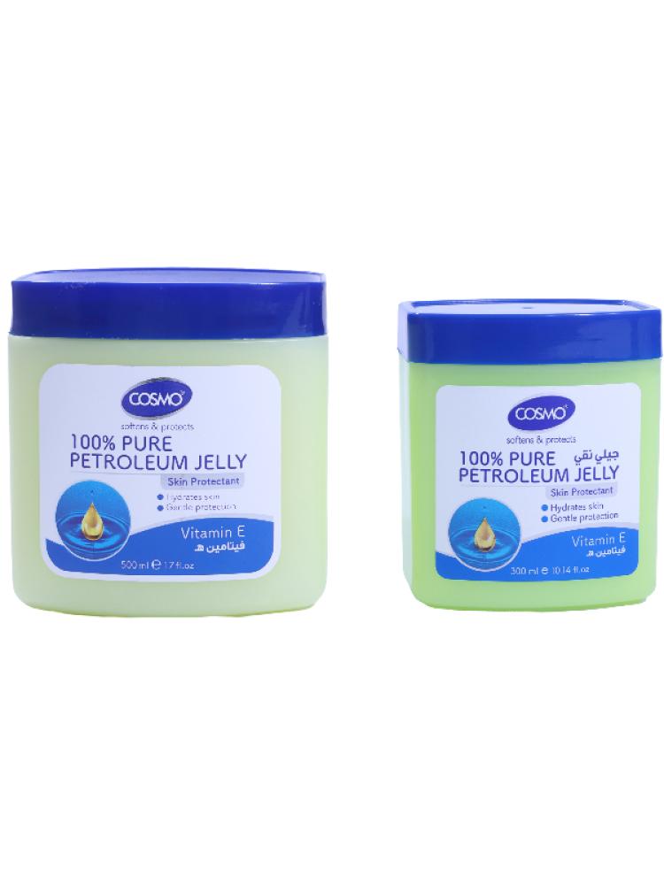 Cosmo Pure Petroleum Jelly with Vitamin E - 500ml + 300ml