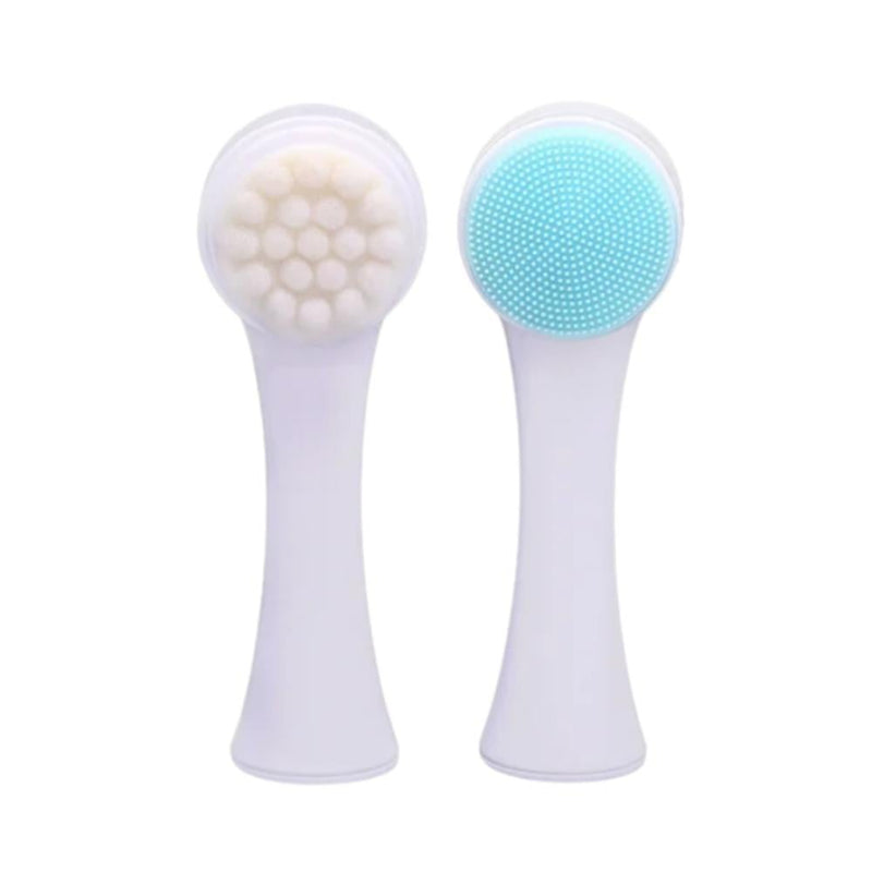Silicone Facial Cleansing Brush 2-in-1 Exfoliating Massage Dara Beauty 1 Unit