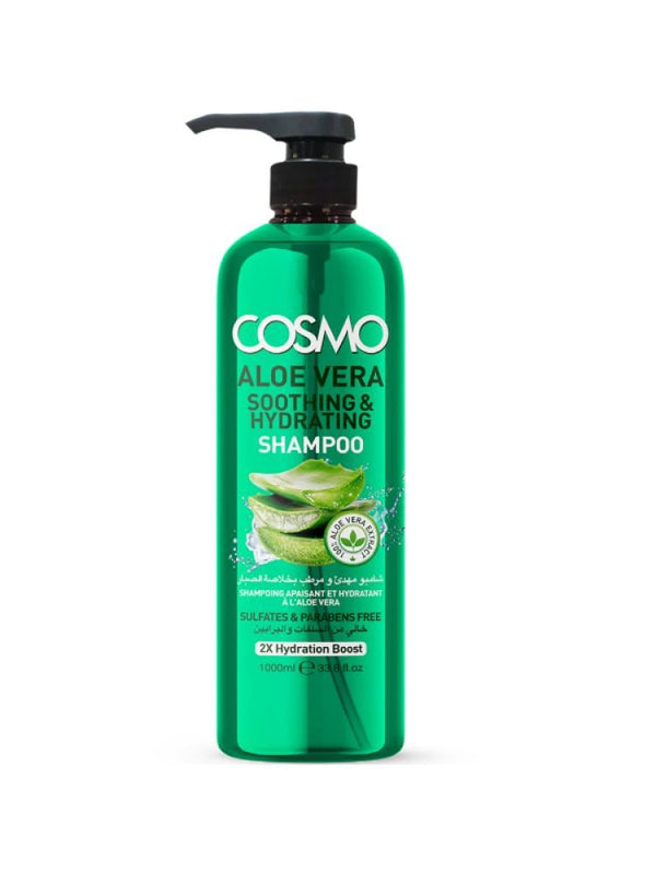 Aloe Vera Hydrating Shampoo Soothing Moisture Care Cosmo 1000ml