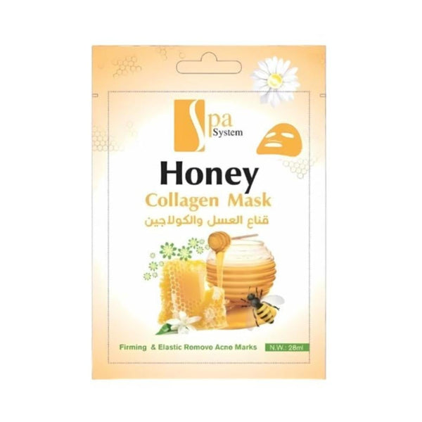 Spa System Honey and Collagen Face Mask, 28ml