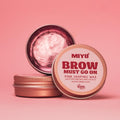 Miyo Brow Must Go On Eyebrow Wax - Clear Pink 30g