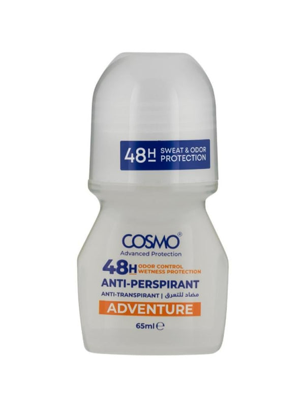 Cosmo Adventure Antiperspirant Roll-On - 48-Hour Dryness for Sports 65 ml