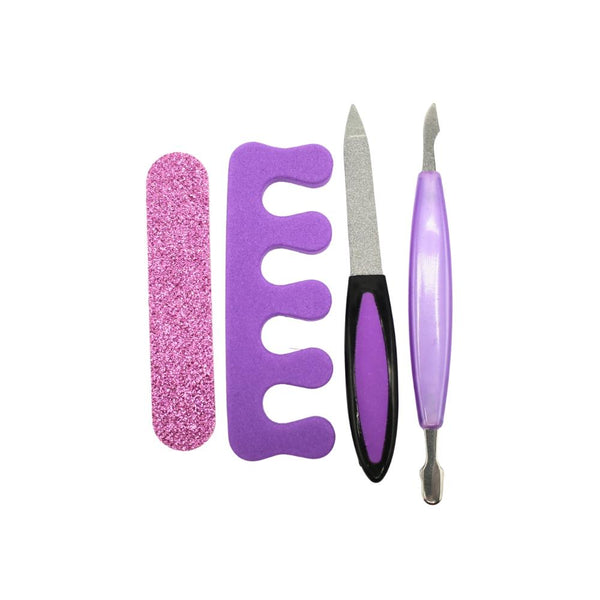 Jackie Pedicure Set 4-Piece Nail and Foot Care Kit