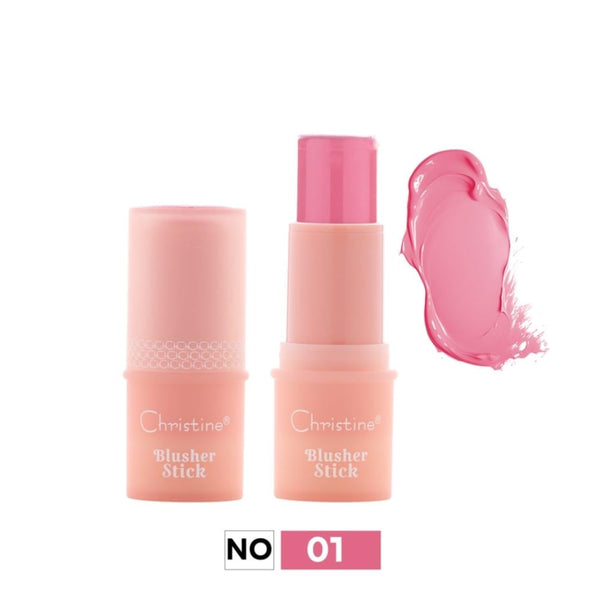 Christine Creamy Stick Blush 01 Buildable Cream Texture