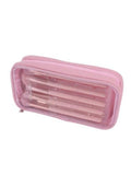 Ruby Face Makeup Brush Set - 10 Pieces, Synthetic Bristles