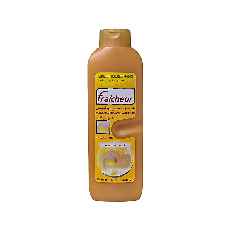 Fresher Moroccan Egg Shampoo Protein-Rich Strengthening Formula 750 ml