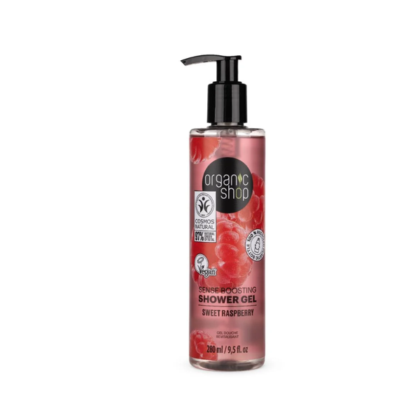Organic Shop Sweet Raspberry Sensational Body Shower Gel, Moisturizing, 280ml