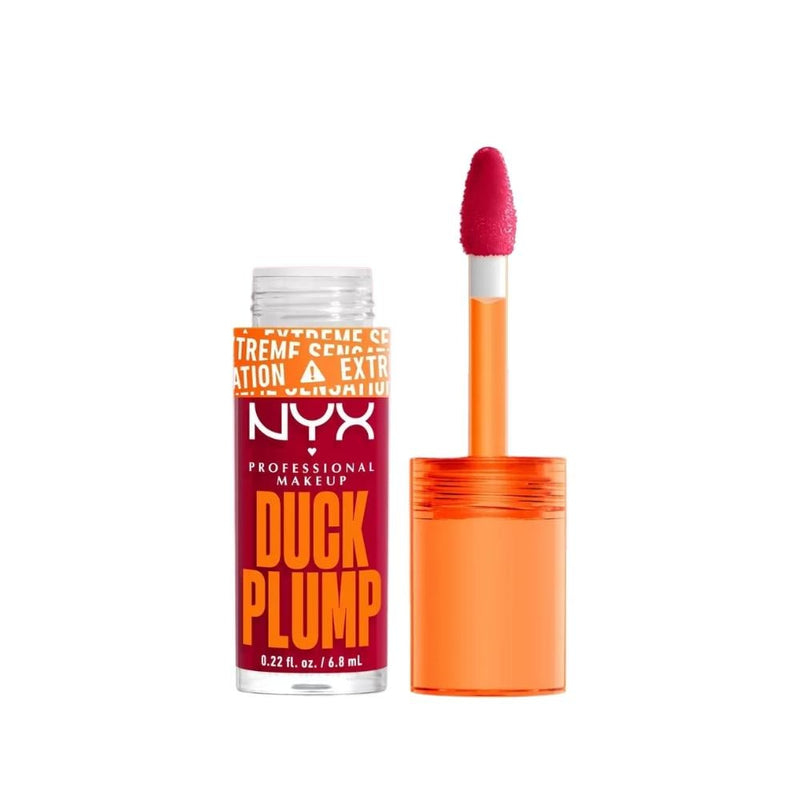 NYX Duck Plump Lip Gloss, Spicy Ginger, 14 Hall of Flame, Vegan
