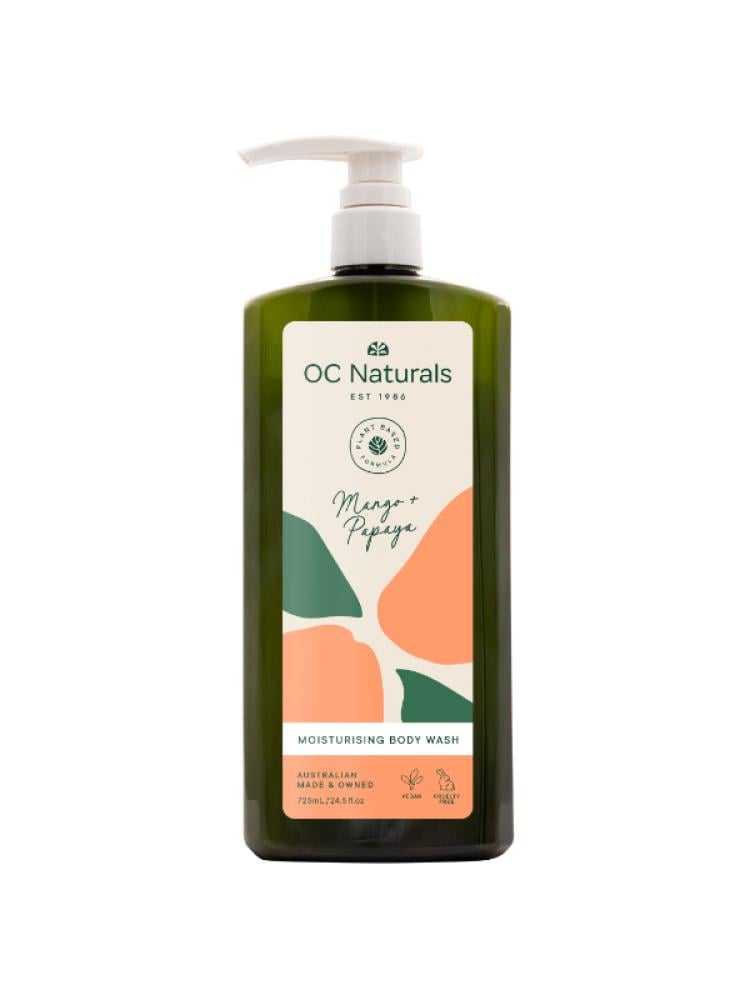 Best Smelling Body Wash Mango Papaya Moisturising OC Naturals 725ml