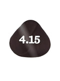 Hair Color Kit - Dark Gray Mahogany Brown Deluxe 4/15, Oil Enriched & Permanent