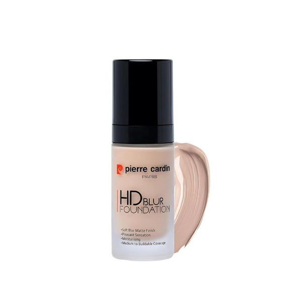 Pierre Cardin HD Blur Foundation 307 Light Medium-High Coverage Matte Finish Oily Skin
