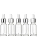 Glass Dropper Bottles Set 5 x 20 ml