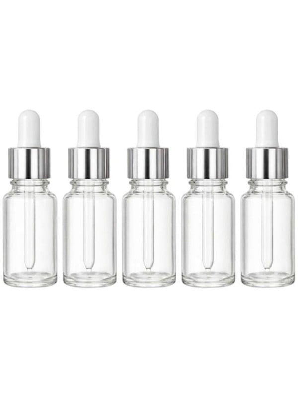 Glass Dropper Bottles Set 5 x 20 ml