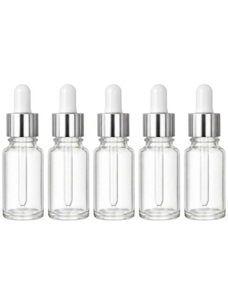Glass Dropper Bottles Set 5 x 20 ml
