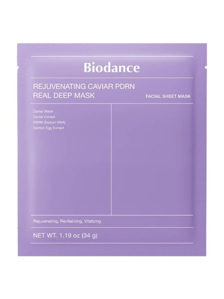 Face Mask Skin Care PDRN Caviar Renewal Biodance 34g