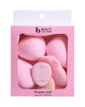 Translucent Powder Sponge Set 9-Piece Makeup Sponge & Powder Puff Beauty System