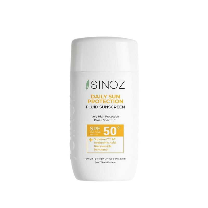 Sinoz Daily Sunscreen SPF 50+ Broad Spectrum Liquid Moisturizer 50ml