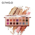 Best Matte Eyeshadow Palette 21 Colors Neutral Shimmer O.TWO.O 21ct