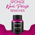 Flormar Easy & Go Sponge Nail Polish Remover Orchid Flower Extract 75ml