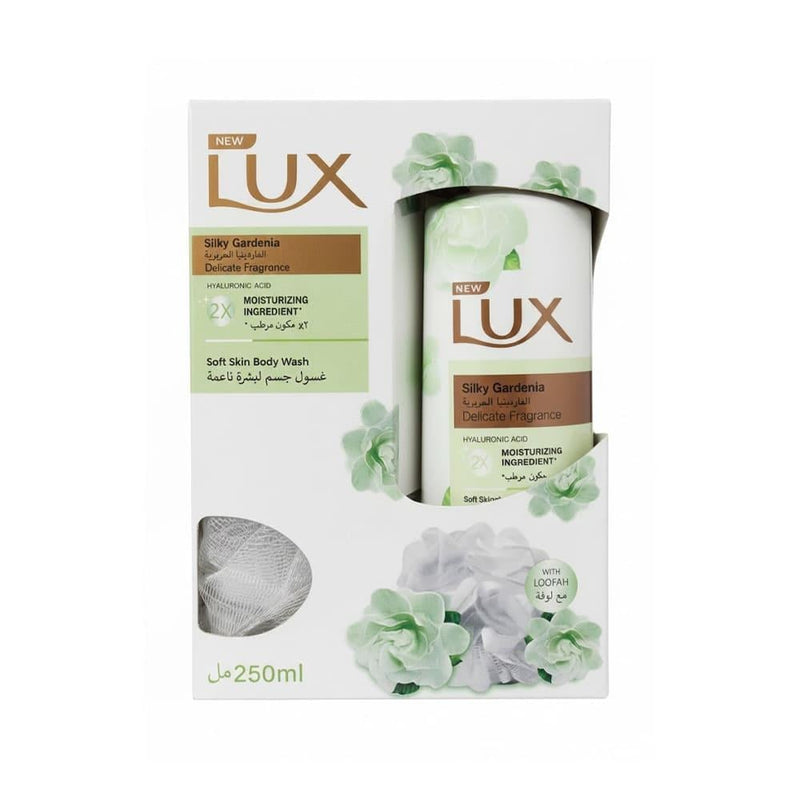 Best Smelling Body Wash Silky Gardenia with Loofah Lux 250ml