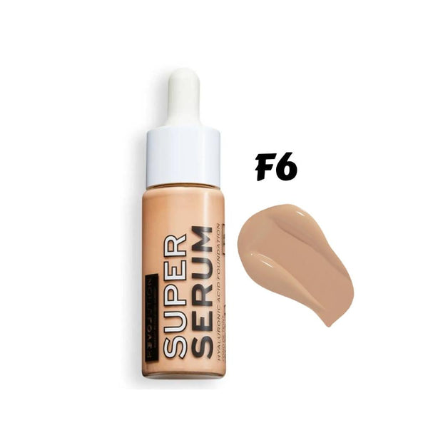 Revolution Relove Super Serum Foundation in F6 Neutral Undertone, 25ml