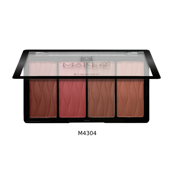 Make Over 22 Blush Palette M4304 Pink Wink, 4 Shades