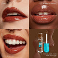 NYX VIV Serum Moisturizing Lip Gloss, Cocoa Quince, Magnesium, Vitamin B12, Coconut