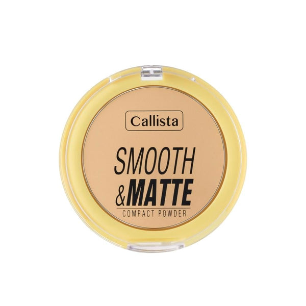 Callista Pressed Face Powder, Matte Finish, 20 Sand, Shine Control