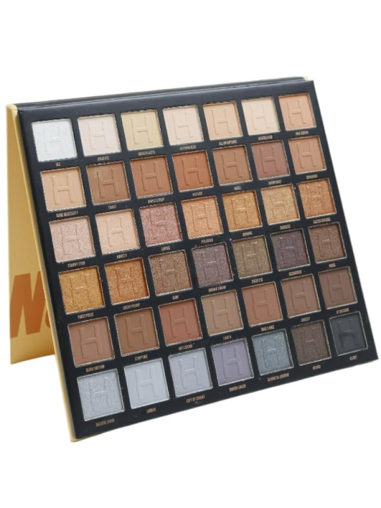 42 Color Eyeshadow Palette Nude Matte Shimmer Harmony Beauty
