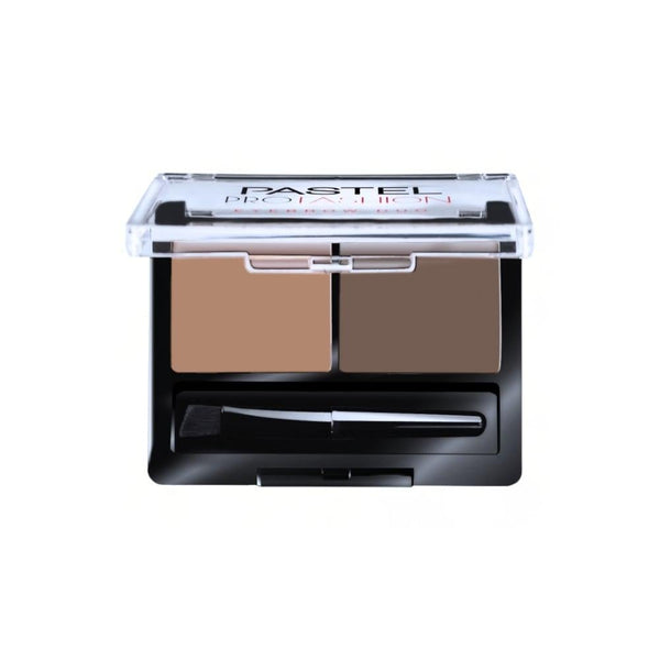 Eyebrow Powder Kit Dual Wax and Powder 02 Medium Pastel