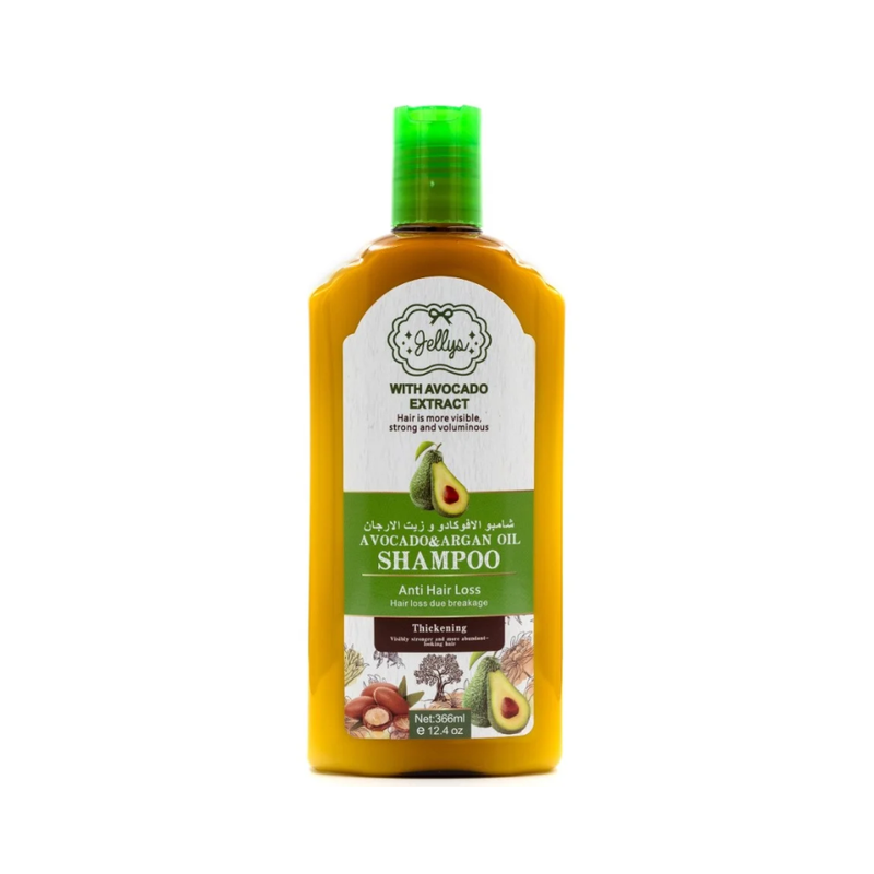 Jellys Argan Oil & Avocado Moisturizing Shampoo for Dry Hair, 366ml