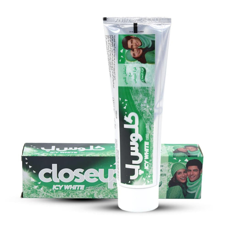 Whitening Toothpaste Icy White Perlite Stain Removal Closeup 75ml