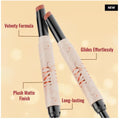2-in-1 Lipstick and Lip Liner Duo Matte Long-Lasting CTO201 1.6g