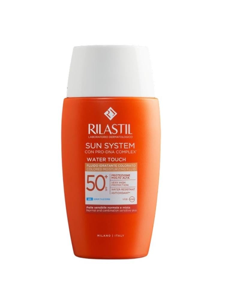 Face Sunscreen SPF 50 Light Water Moisturizing Non-Comedogenic Rilastil 50ml