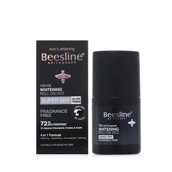 Roll On Deodorant for Men Whitening Fragrance-Free Beesline 50ml
