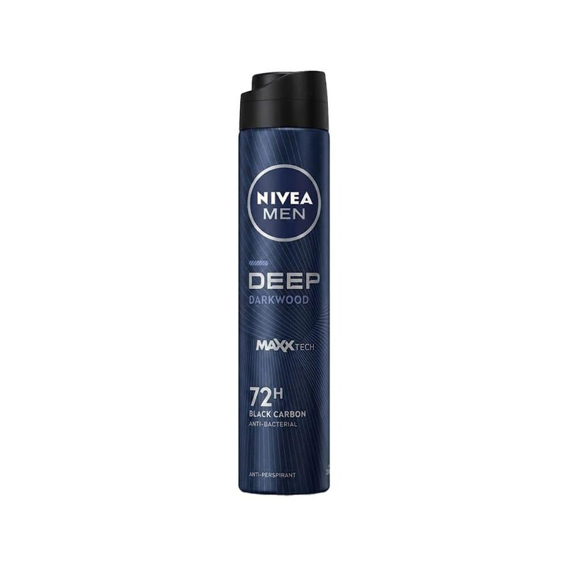 Deodorant Spray Deep Darkwood Black Charcoal Nivea 200ml