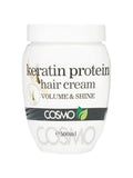 Cosmo Keratin Protein Hair Cream for Volume & Shine - 500ml