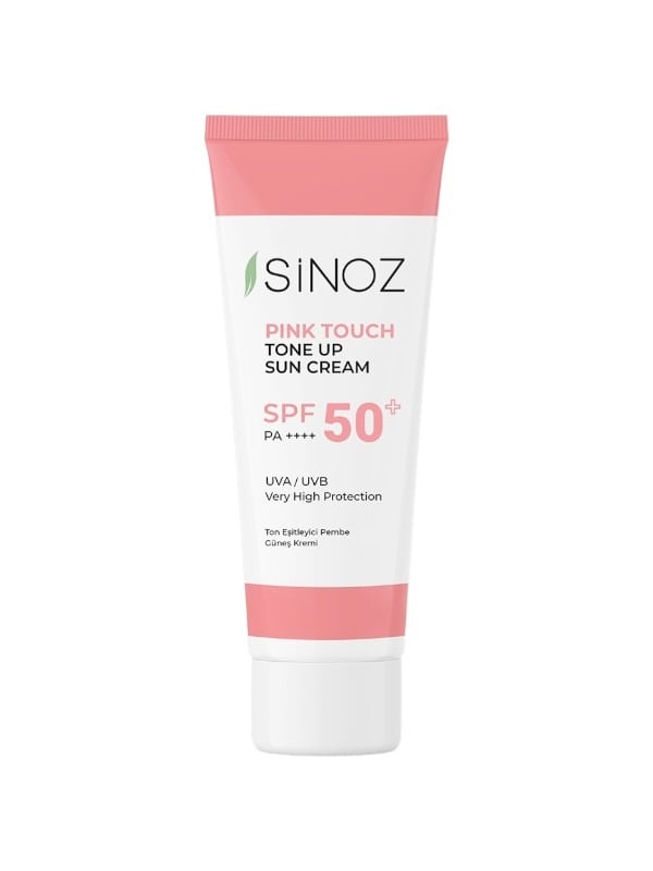 Tone-Up Sunscreen SPF50+ PA++++ Pink Brightening Sinoz 50ml