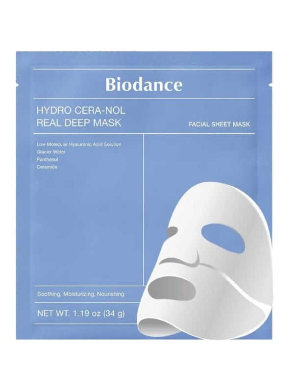 Biodance Hydro Cera Nol Night Mask - Hyaluronic Acid, Glacial Water, Ceramide - 34g