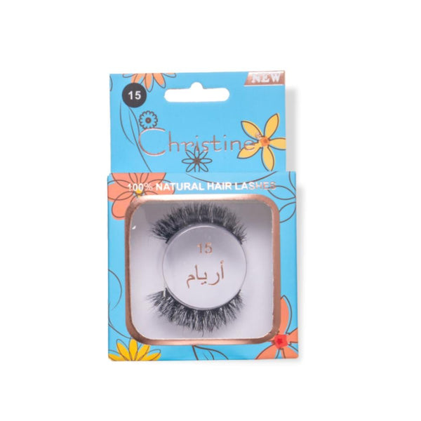 Christine Ariam Natural Hair Eyelashes No. 15 Cotton Band