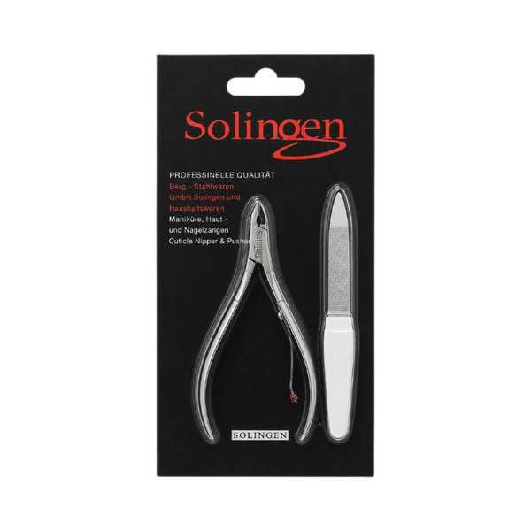 Nail Cuticle Scissors Stainless Steel With Nail File Solingen 1 Piece