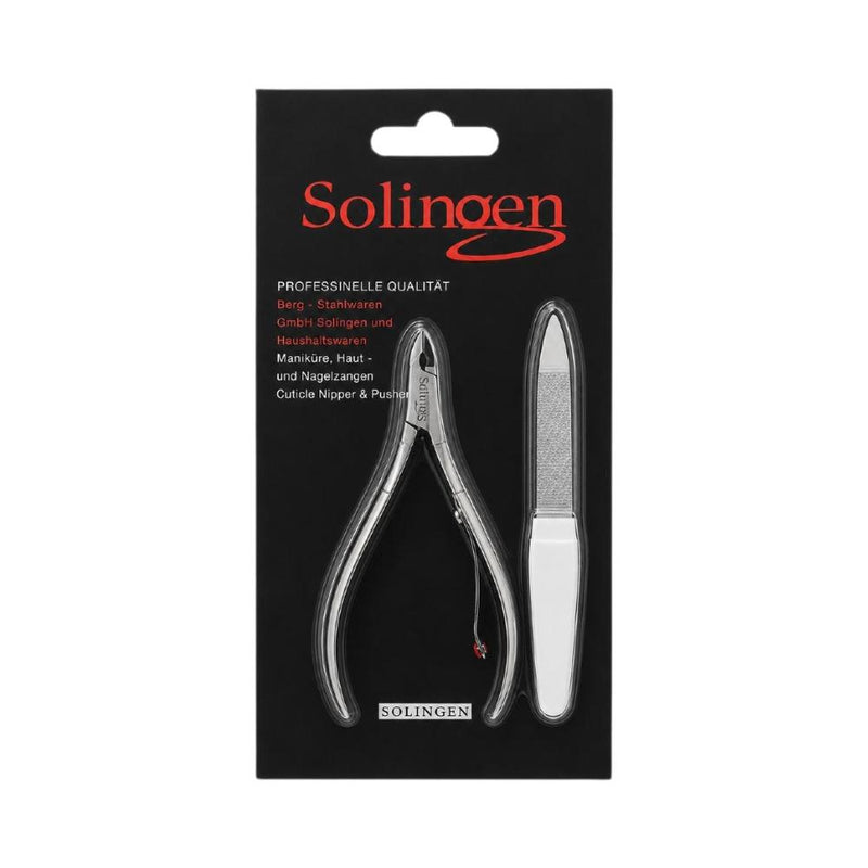 Nail Cuticle Scissors Stainless Steel With Nail File Solingen 1 Piece