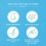 Vatika Naturals Volume and Thickness Conditioner for Fine Hair 400ml